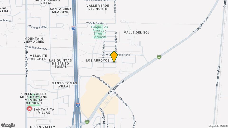 641 W Emerald Key Dr Mapa y Detalles de la Ubicación