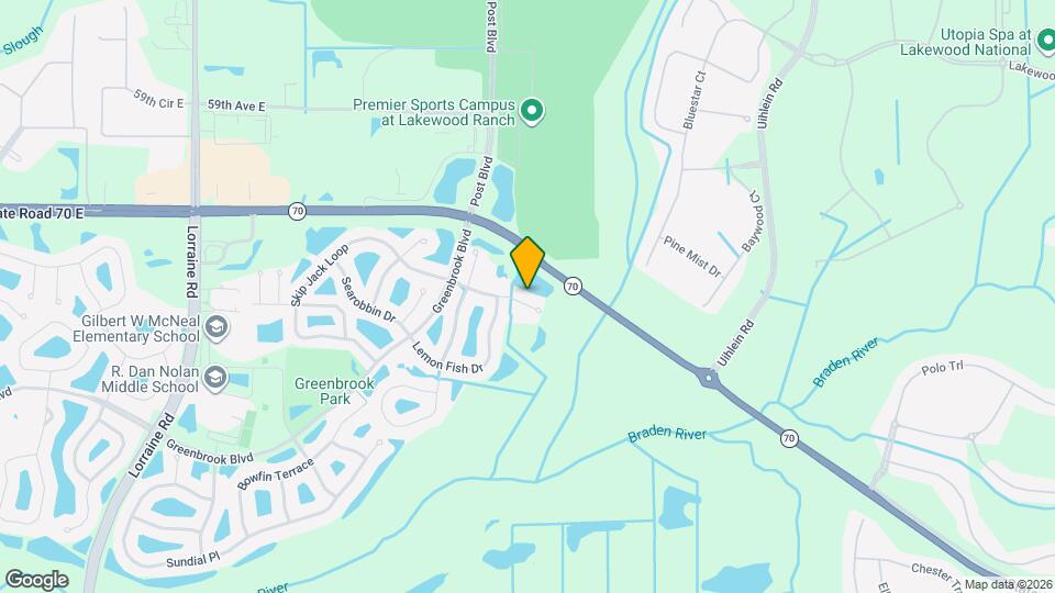 15719 Butterfish Pl Map and Location Details