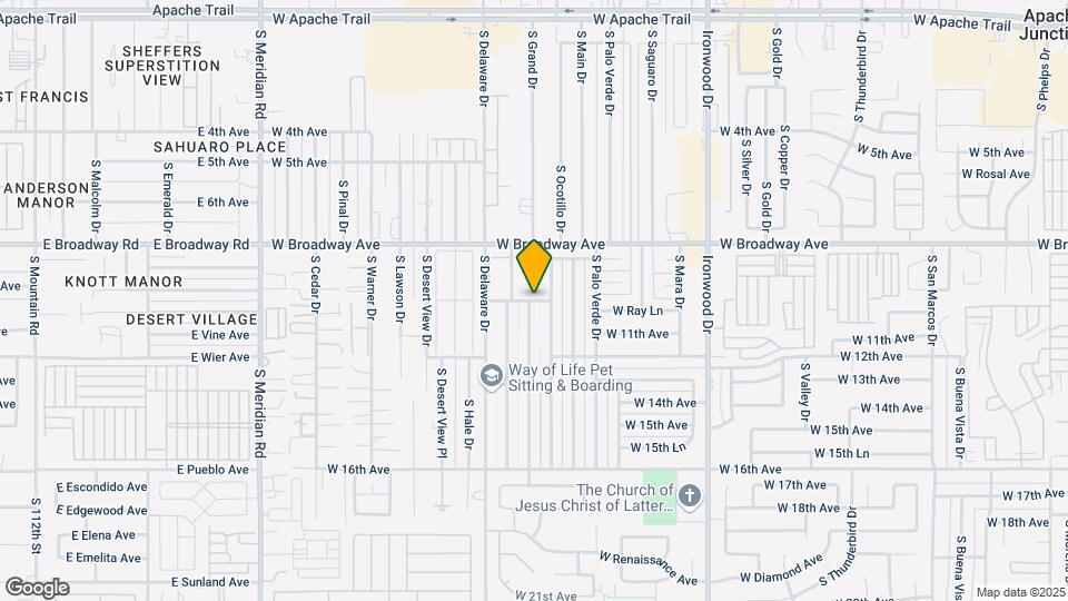 2124 W Sombra Ave Map and Location Details