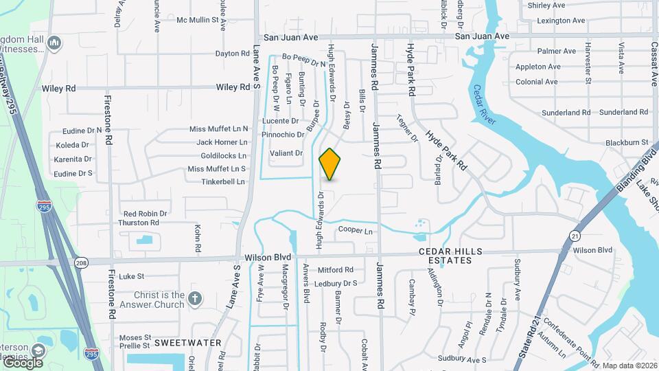 6529 Hugh Ct Mapa y Detalles de la Ubicación