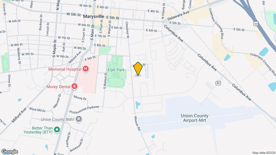 650 1/2 Chestnut St Map and Location Details