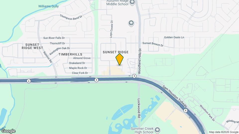 11506 Harbour Lake Ct Map and Location Details