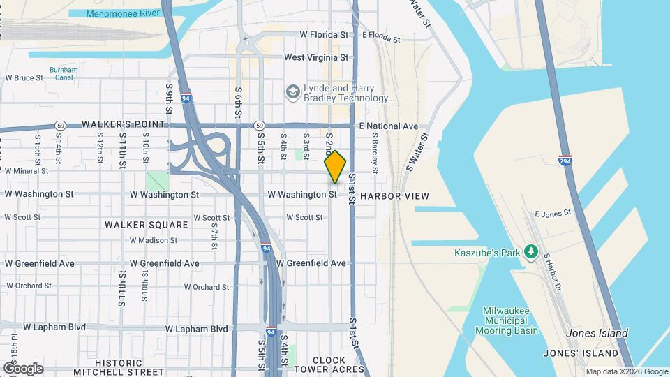 1030 S 2nd St Map and Location Details