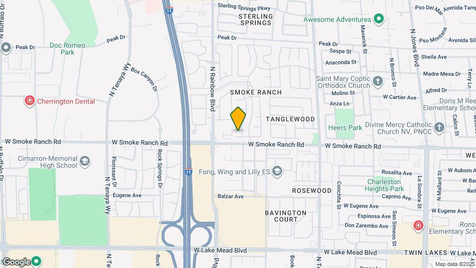 6656 Goldencreek Way Map and Location Details