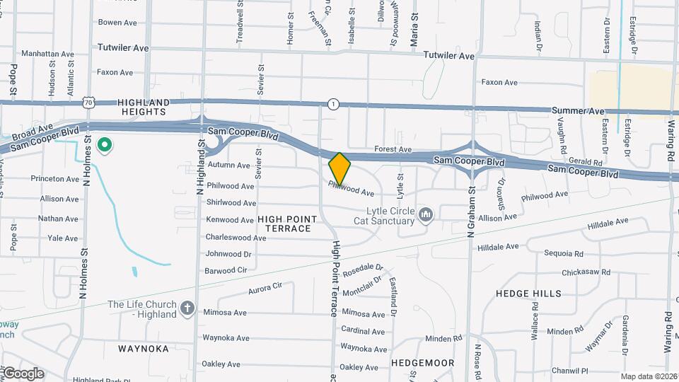 3749 Philwood Ave Map and Location Details