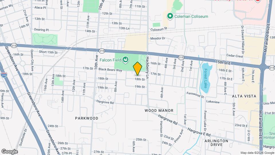 538 18th St Map and Location Details