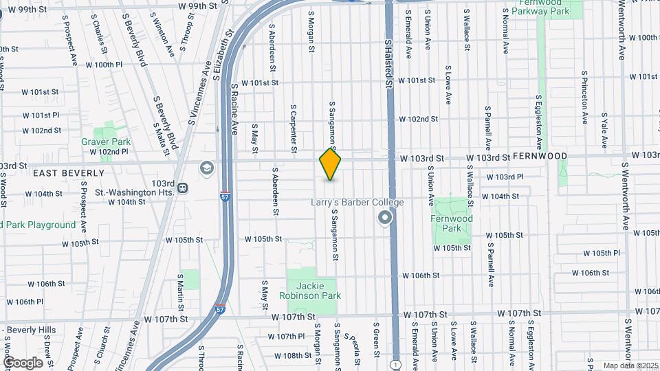 10340 S Sangamon St Map and Location Details