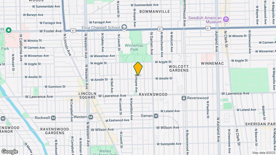 4901 N Hoyne Ave, Unit 3 Map and Location Details