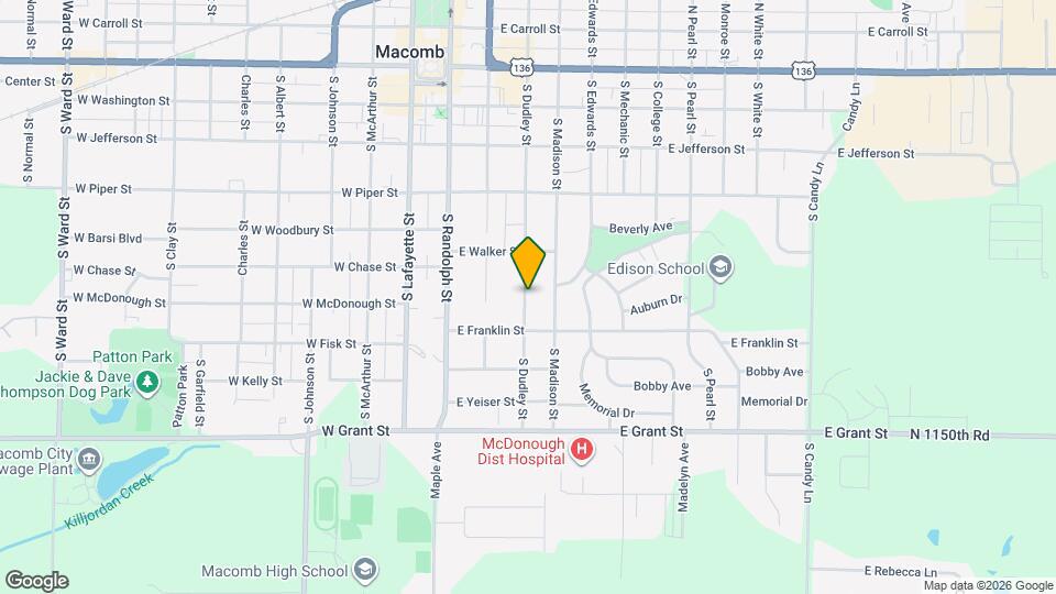 605 S Dudley St Map and Location Details