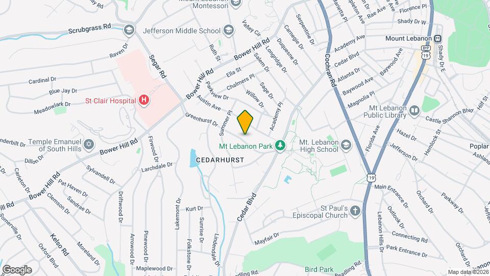547 Greenhurst Dr Mapa y Detalles de la Ubicación