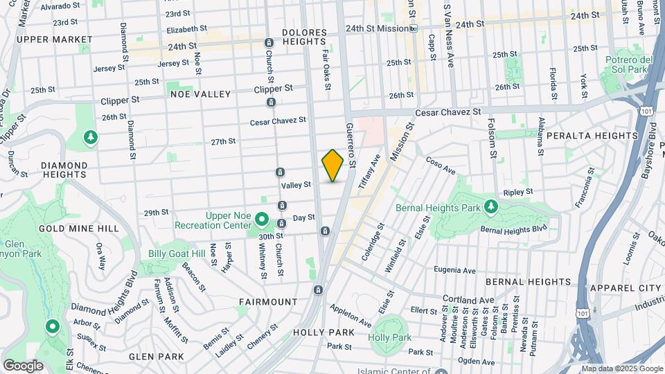 61 Valley St Map and Location Details
