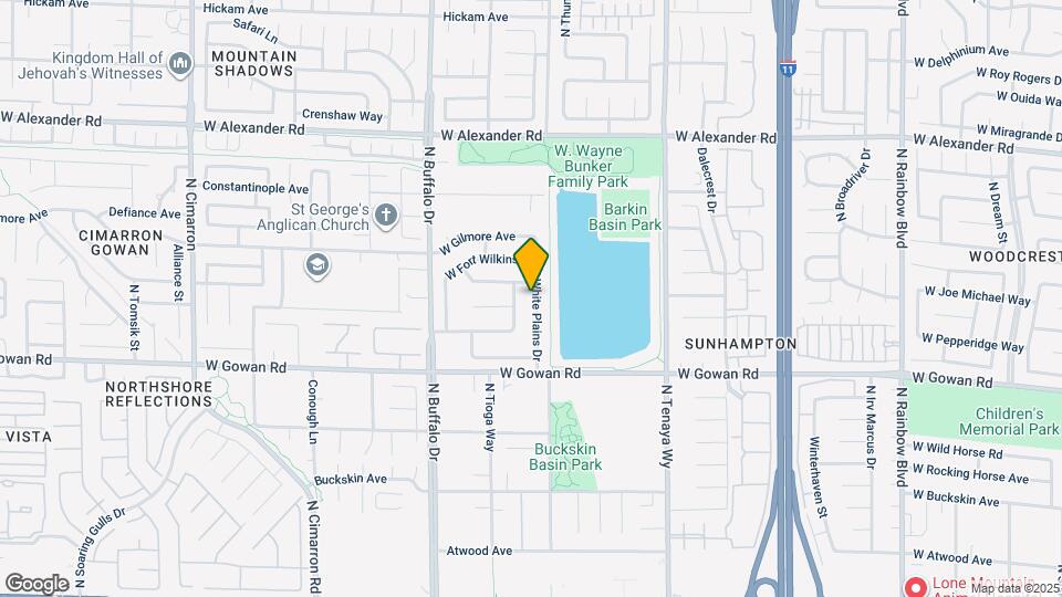 3713 N White Plains Dr Map and Location Details