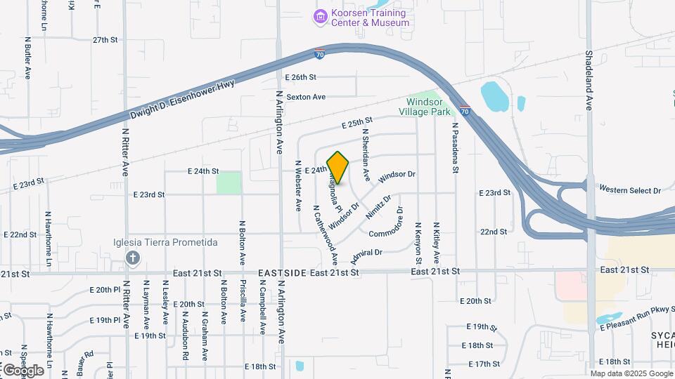 2313 Magnolia Pl Map and Location Details