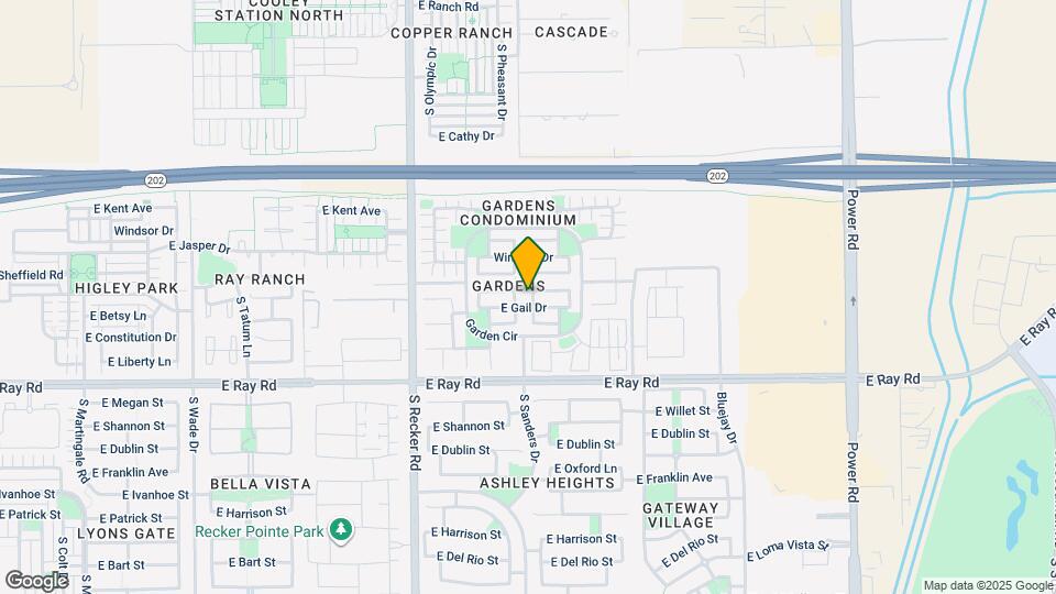 1450 S Longspur Ln Map and Location Details