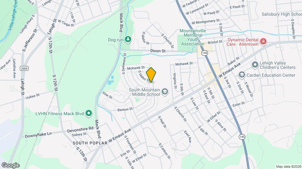 2004 Baker Dr Map and Location Details