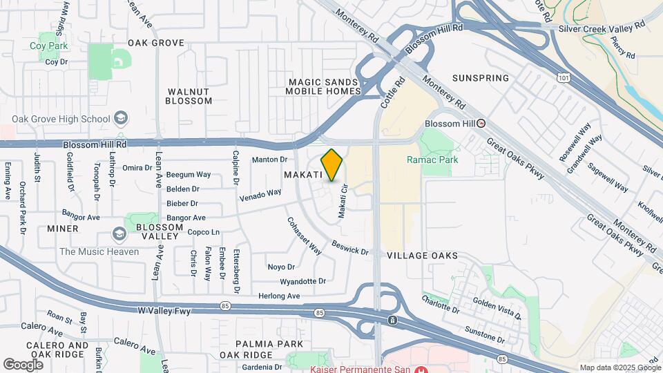 5186 Makati Cir Map and Location Details