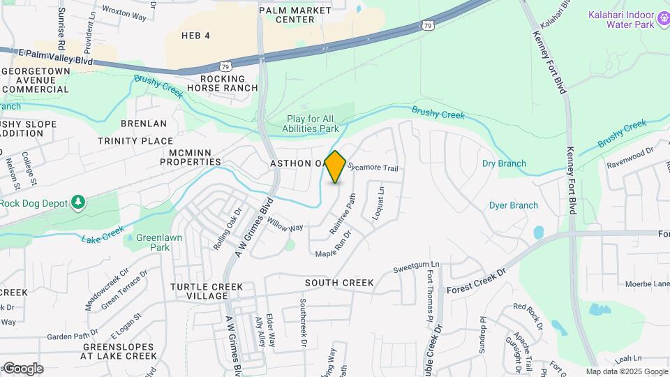 2304 Willow Way Map and Location Details