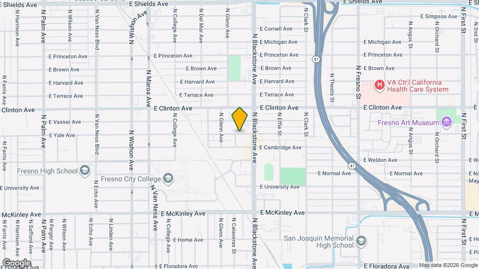 1610 E Yale Ave Mapa y Detalles de la Ubicación