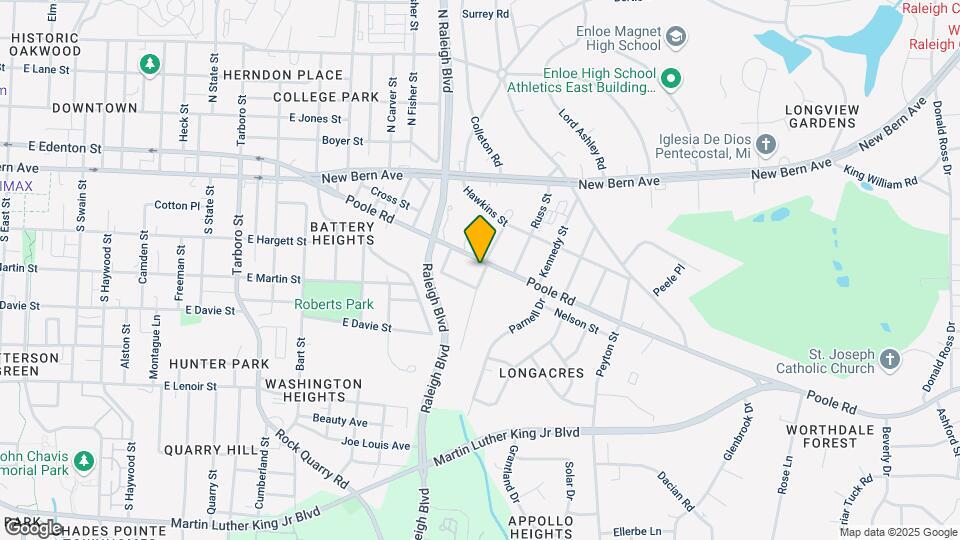 1828 Poole Rd Map and Location Details