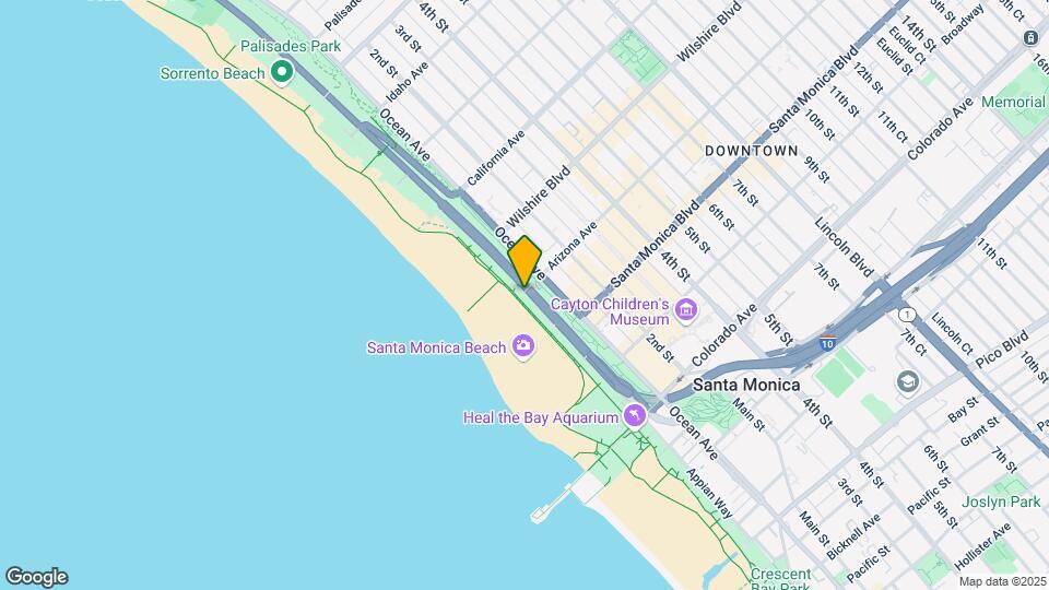 1268 Palisades Beach Rd Map and Location Details
