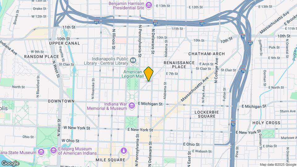 643 Fort Wayne Ave Map and Location Details