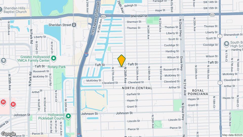 2611 Roosevelt St Map and Location Details