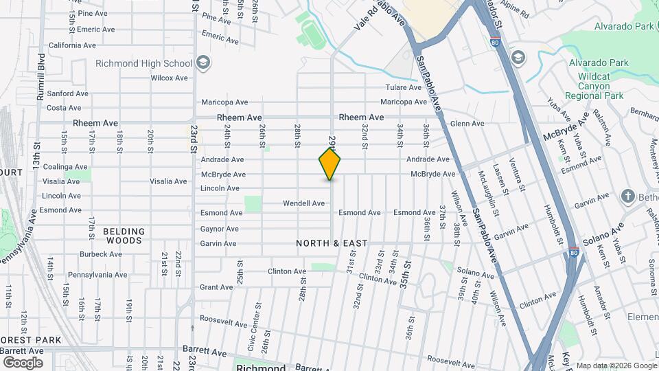 2887 Lincoln Ave Map and Location Details