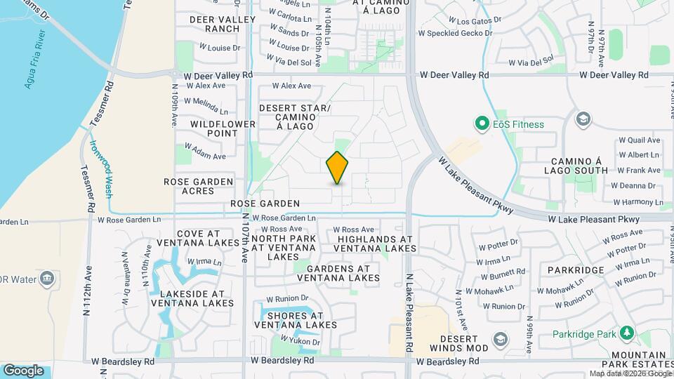 21181 N 104th Ln Map and Location Details