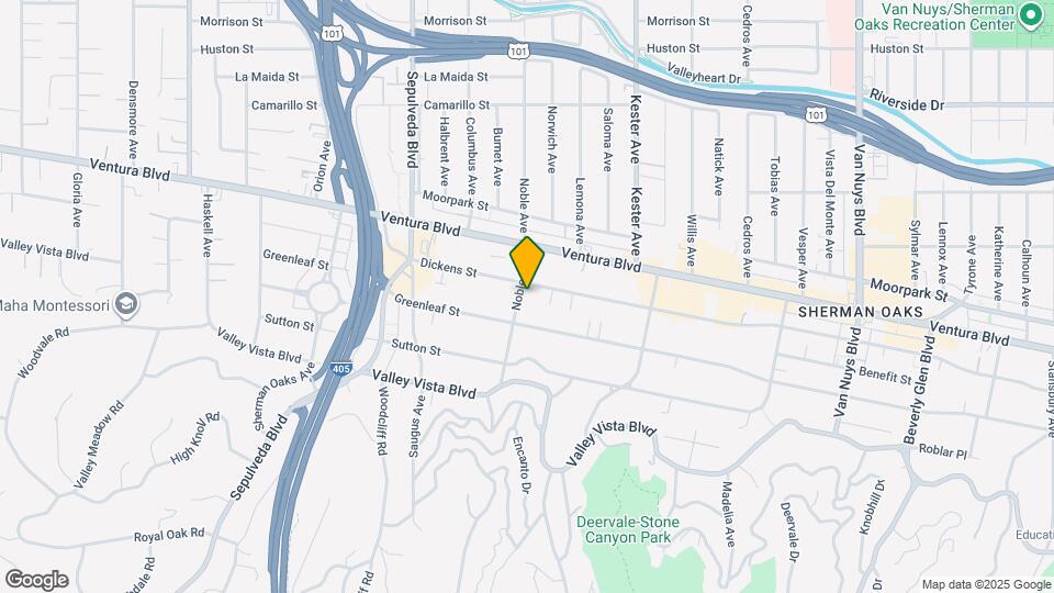 4430 Noble Ave, Unit 208 Map and Location Details