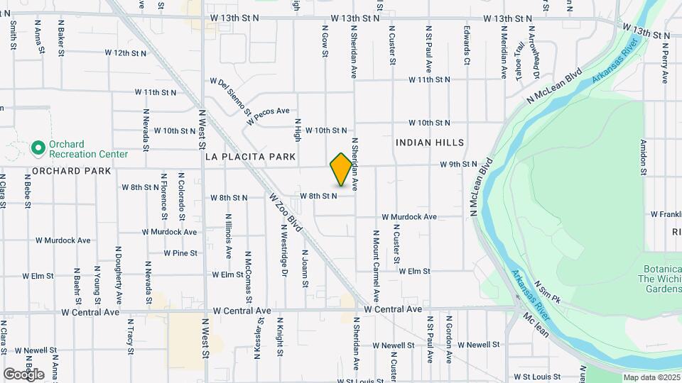 3300 W 8th St N Map and Location Details