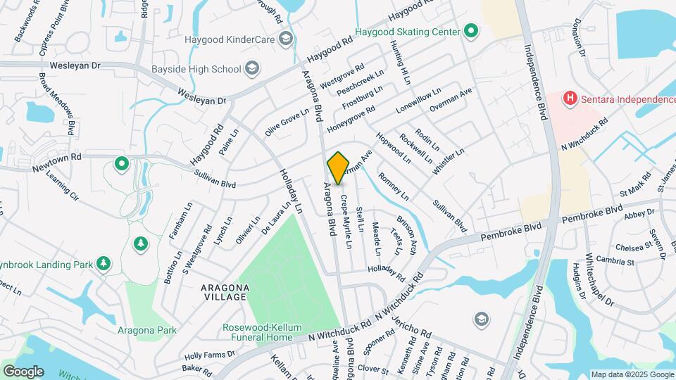 821 Crepe Myrtle Ln Map and Location Details