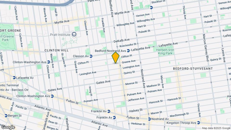376 Greene Ave Map and Location Details