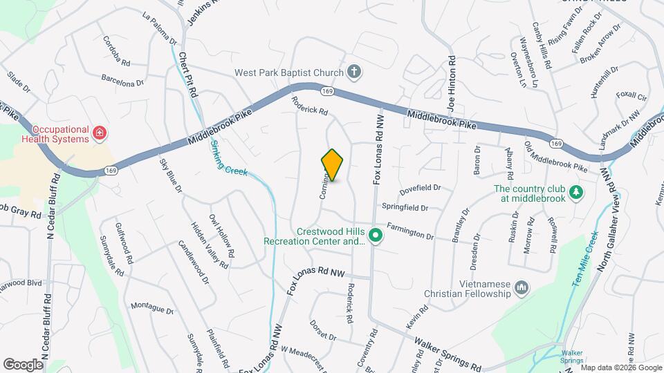 930 Corning Rd Mapa y Detalles de la Ubicación