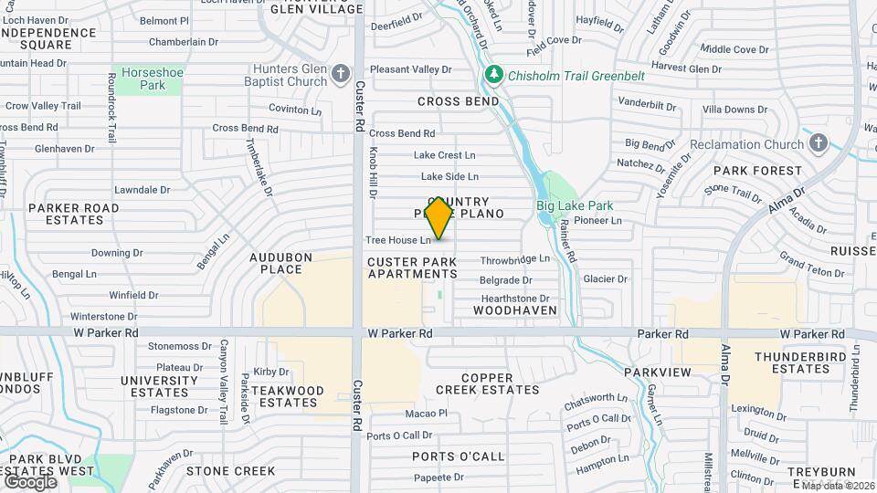 1808 Tree House Ln Map and Location Details