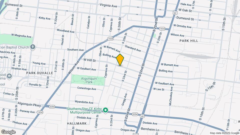 2320 W Hill St Mapa y Detalles de la Ubicación