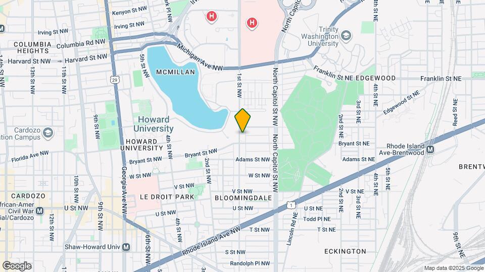 2411 First St NW Map and Location Details