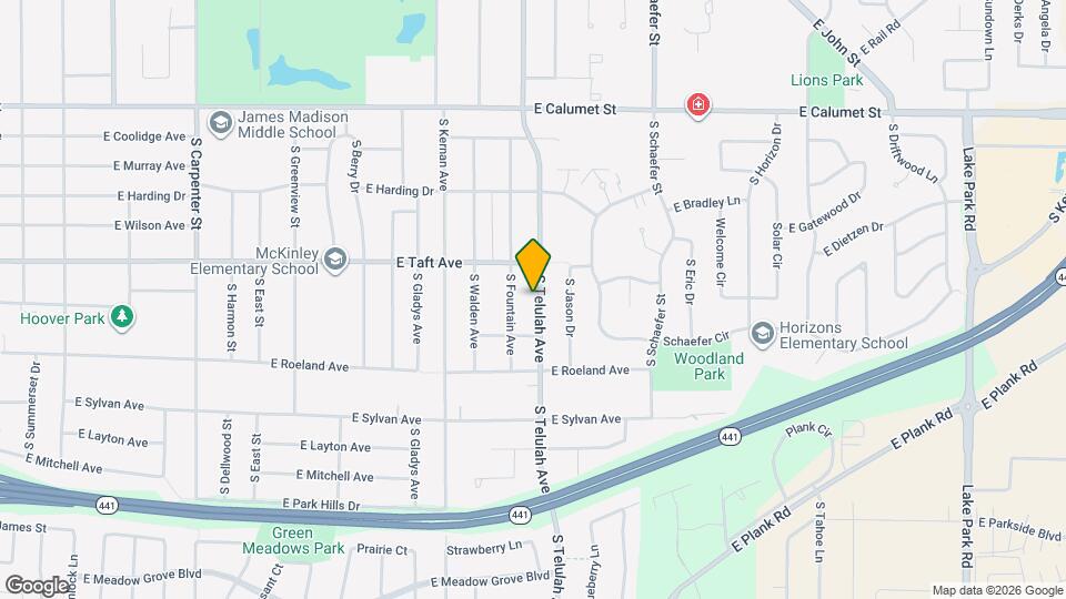 2531 S Telulah Ave Map and Location Details