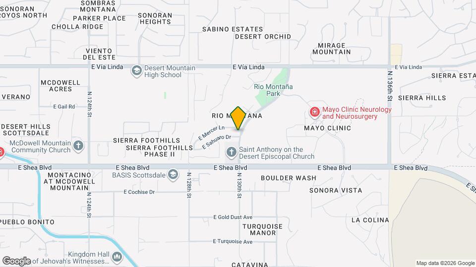 12964 E Sahuaro Dr Map and Location Details