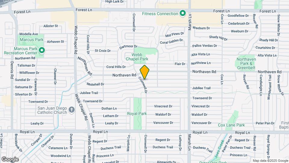 3410 Whitehall Dr Map and Location Details