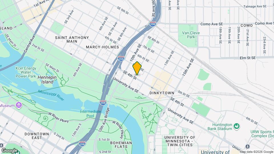 1103 4th St SE Map and Location Details