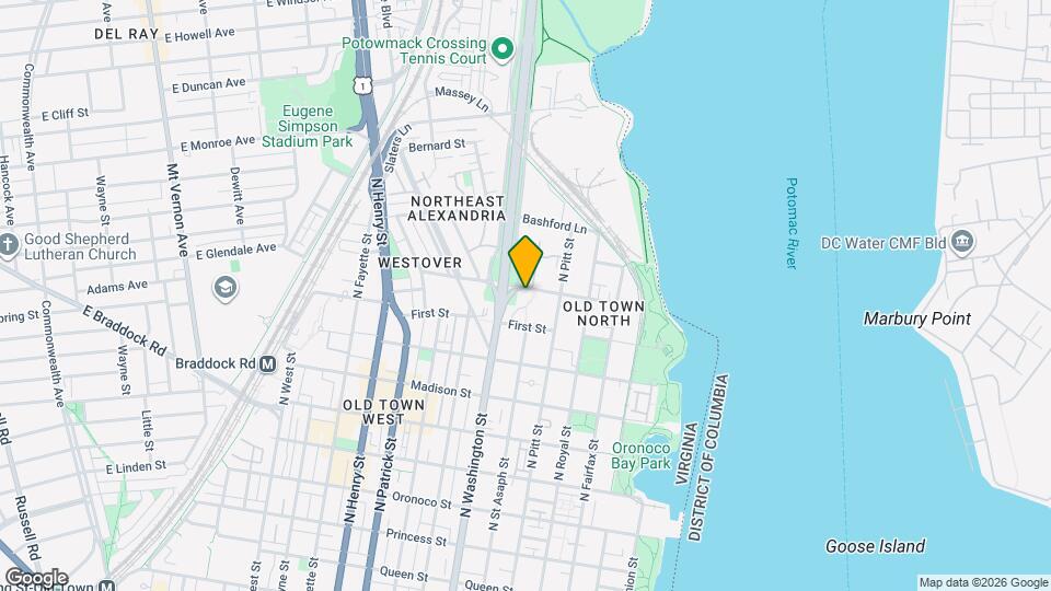 600 Second St Map and Location Details