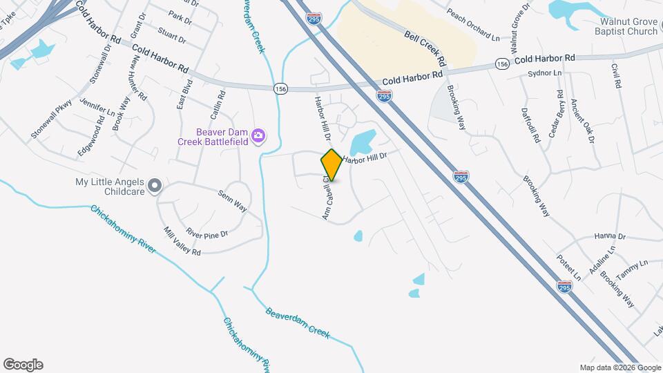 7086 Ann Cabell Ct Mapa y Detalles de la Ubicación