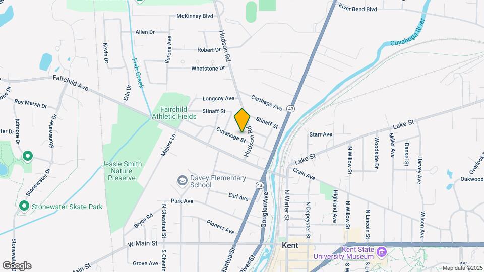 523 Cuyahoga St Map and Location Details