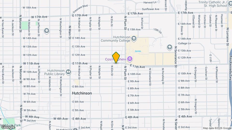 407 E 11th Ave Map and Location Details