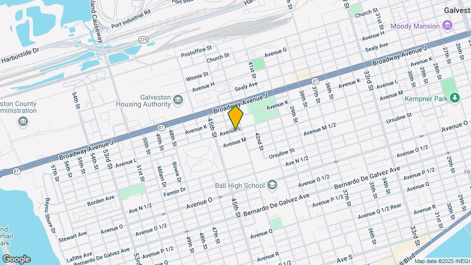 4315 Avenue L Map and Location Details