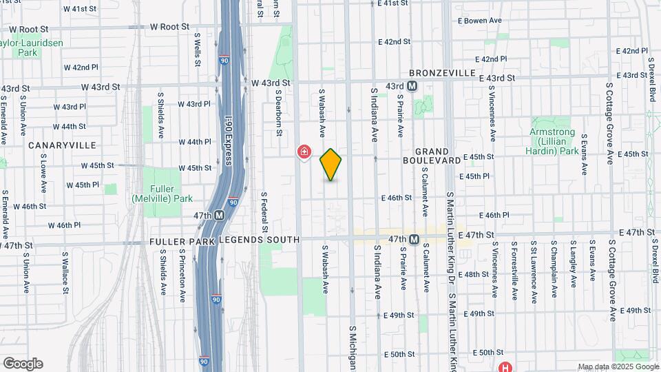 4549 S Wabash Ave Map and Location Details