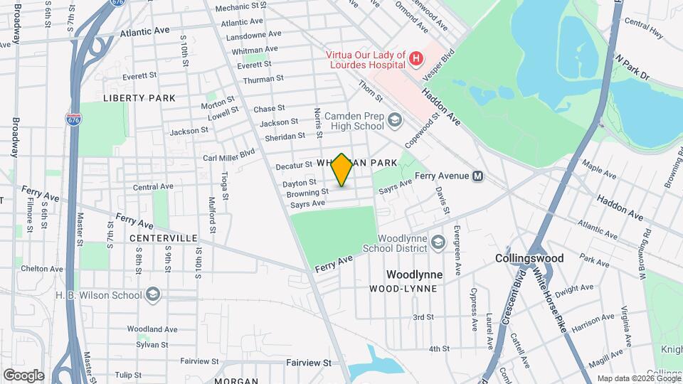 1332 Browning St Map and Location Details