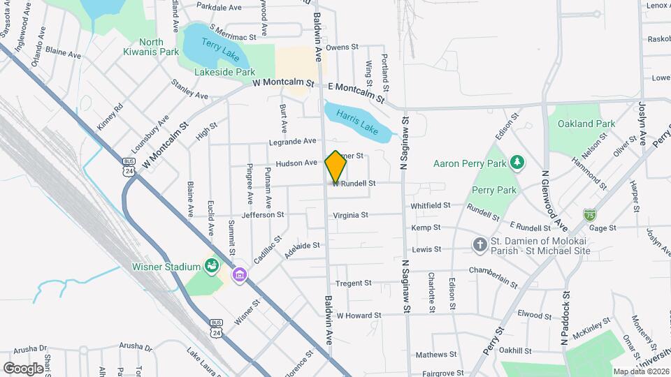 111 W Rundell St Map and Location Details