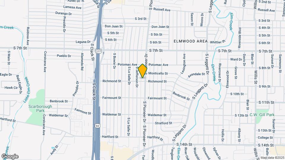 934 S Pioneer Dr Map and Location Details
