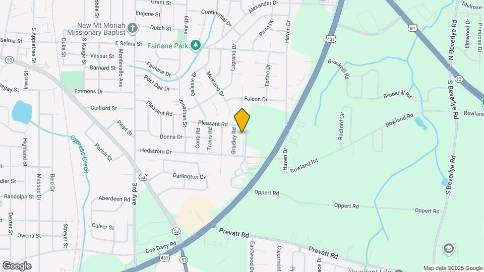 1206 Wedemeyer Rd Map and Location Details